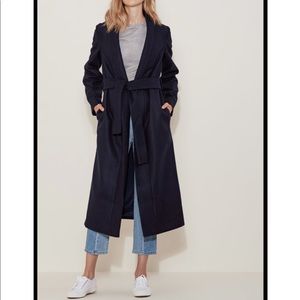 The Fifth Label In Motion Coat - Navy